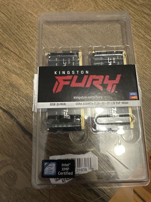 Kingston FURY 32GB (2x16GB) 3200MHz CL20 Impact