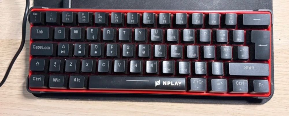 Teclado Nplay com luz