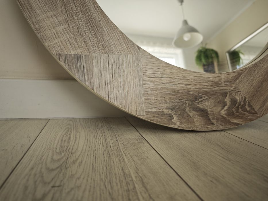 Duże  lustro Boho scandi  wabi sabi