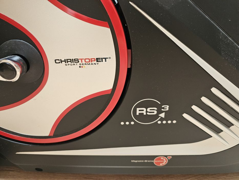 Rower poziomy Christopeit RS3 | elektromagnetyczny | 24 poziomy oporu | stan bdb