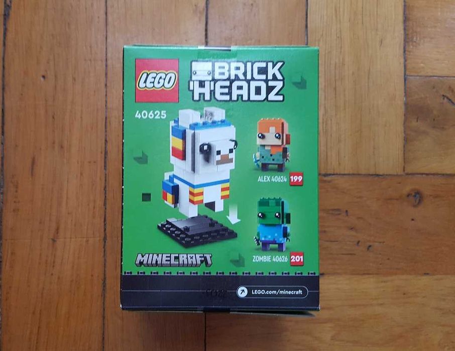 LEGO 3x BrickHeadz Minecraft - 40625 Lama + 40624 Alex