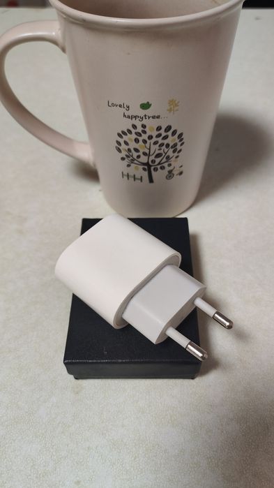 Мережевий зарядний пристрій Apple 20W USB-C Power Adapter White + 2 кабеля в Подарунок.
