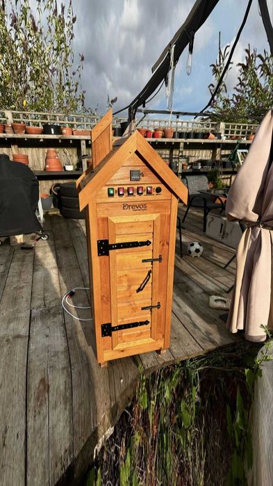 Производим универсальные деревянные коптильни для копчения мяса и рыбы