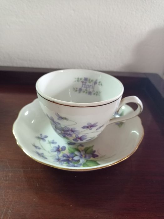 Chávena mais pires Limoges