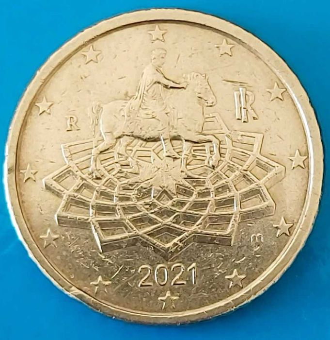 50 Cêntimos de 2021 da Itália