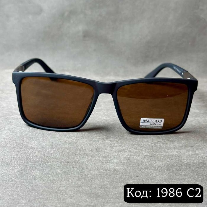 Сонцезахисні окуляри поляризовані коричневі Код 1986 C2