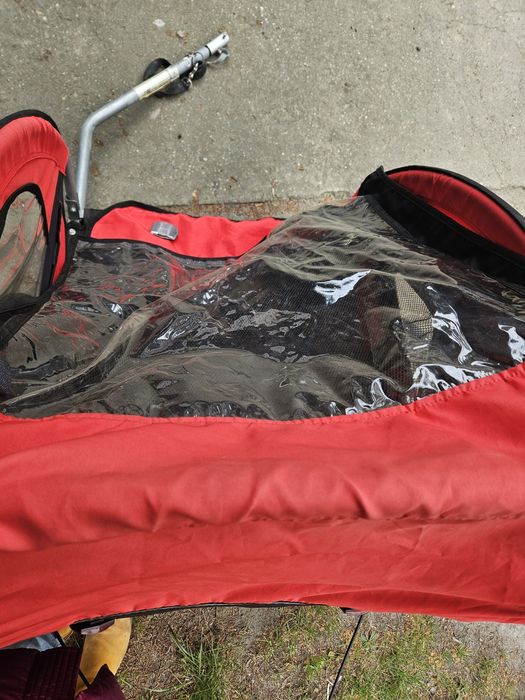 Przyczepka rowerowa bliźniaki