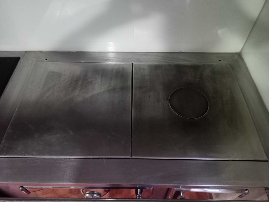 Fogão lenha em Inox