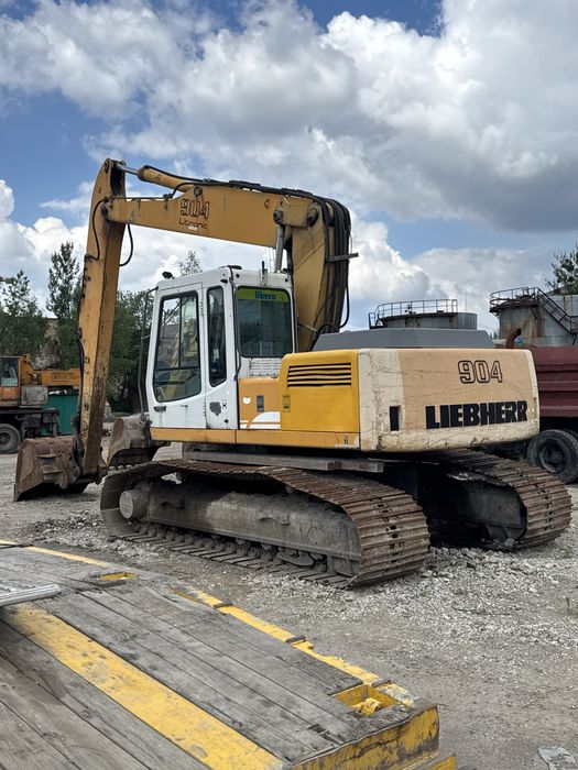 Екскаватор Liebherr 904 | Болотяні гусиниці | Стріль-12м |