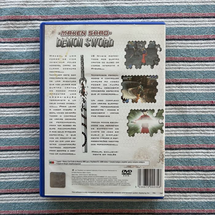 Maken Shao Demon Sword Ps2