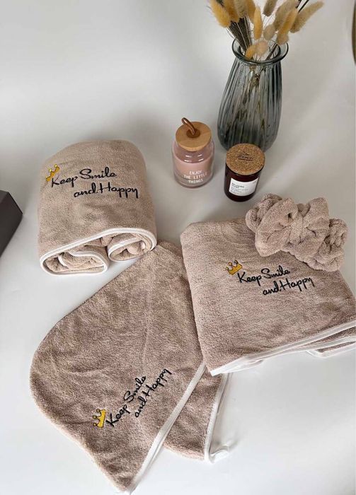 Коханій, дівчині, дружині на Валентина! Набір у сауну чалма рушник