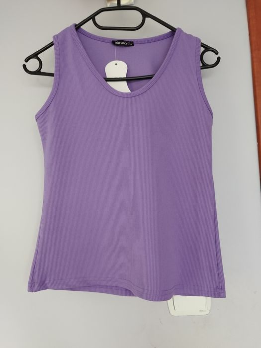 Komplet prążek top i leginsy