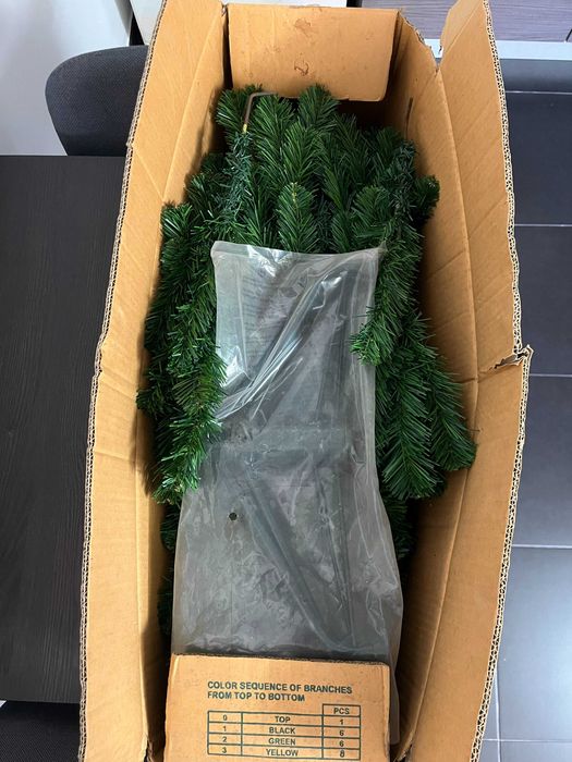 Árvore de Natal artificial 150cm com adereços