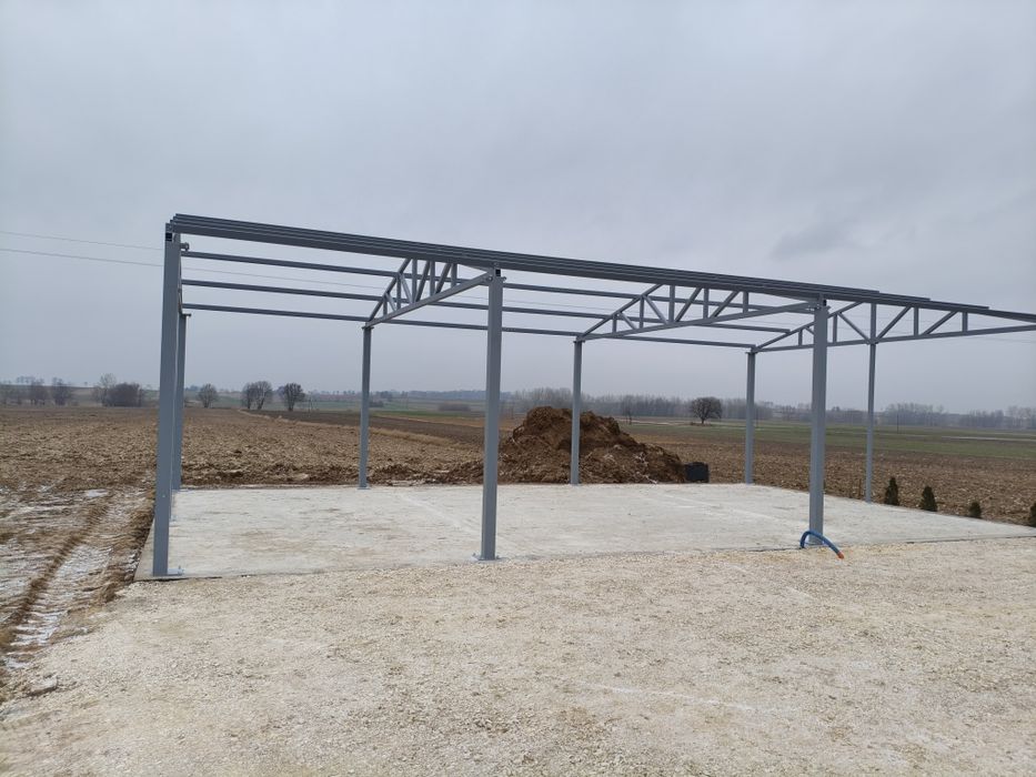 Konstrukcja .  Magazyn / Hala / Wiata / Garaż