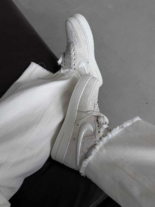 !ТОП! Nike Air Force 1 ‘07 Wolf Grey Suede | 36 37 38 39 40 41 42 43