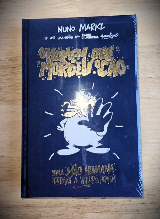 Ultimo livro "O Homem Que Mordeu o Cão" COM CAPA DE VELUDO!