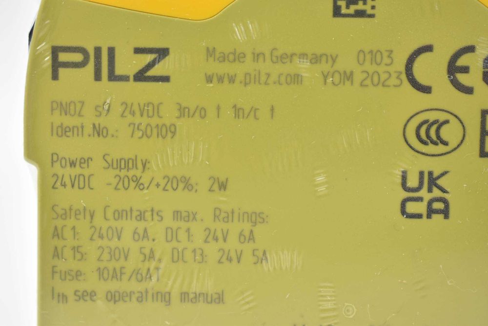 Реле безпеки PILZ PNOZ s9 C 24VDC 3 n/o 1 n/c t   (751109)