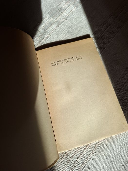 A Revisão Constitucional e a Eleição do Chefe de Estado em 1959