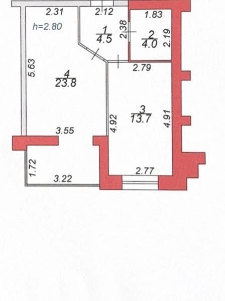 Продаж однокімнатної квартири ЖК Атлант