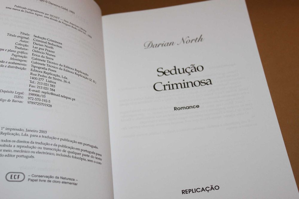 Sedução Criminosa// Darian North