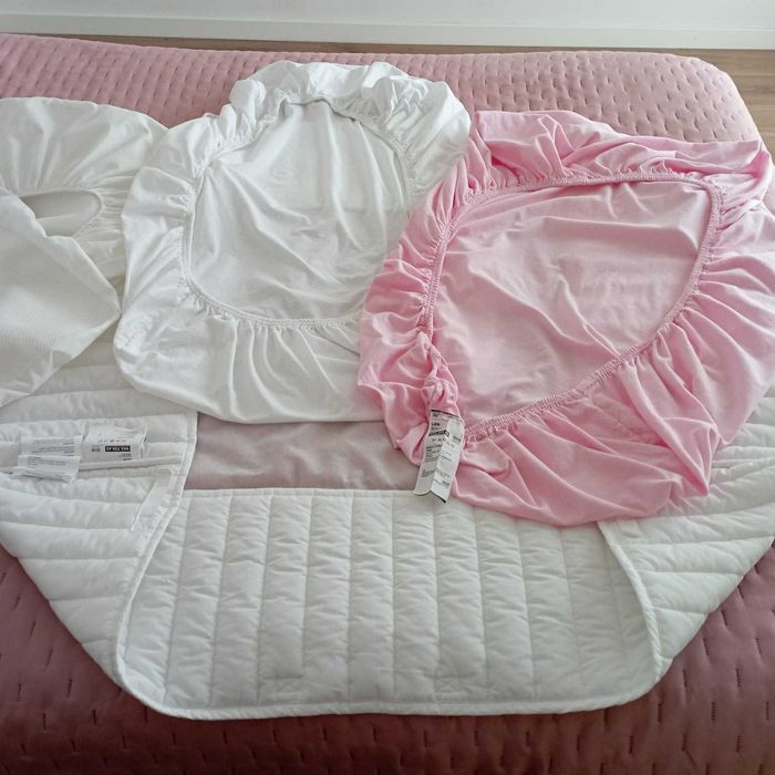 Berço + Acessórios IKEA – (menos de 6 meses de uso!) – 90€