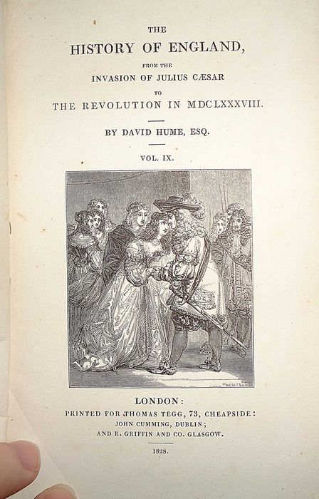 1828 год История Англии редкая старинная книга король England