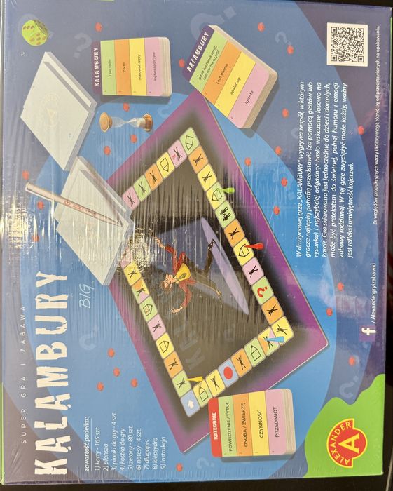 Kalambury, gra ze 165 kartami dwustronnymi