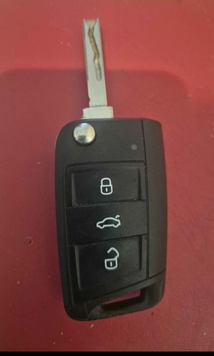 Nova chave de controle remoto do Grupo Volkswagen