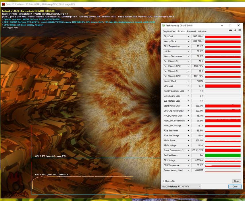 ігрова відеокарта RTX4070Ti 12GB ASUS TUF Gaming OC ідеал. TRADE-IN