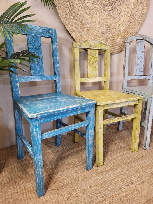 4 cadeiras, cabide, mesa desmontável, vintage, rustico