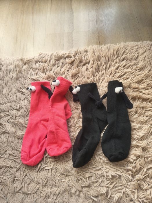 Nowe skarpetki z magnesem ręce 2pary r.  35-38