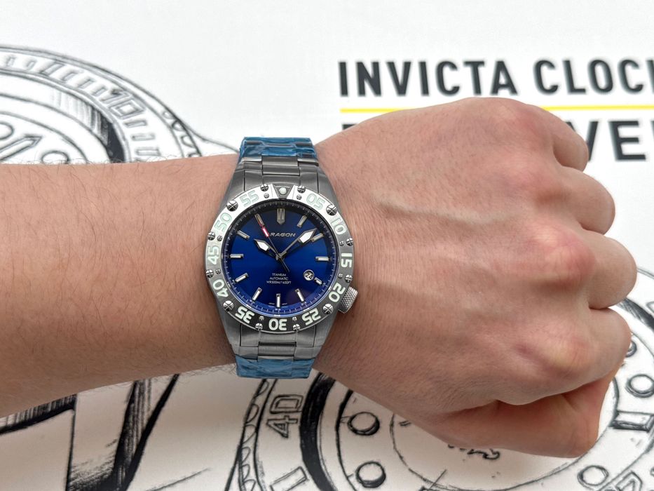 Годинник механічний Aragon ENFORCER Titanium Sapphire 44 mm. 500 MT.