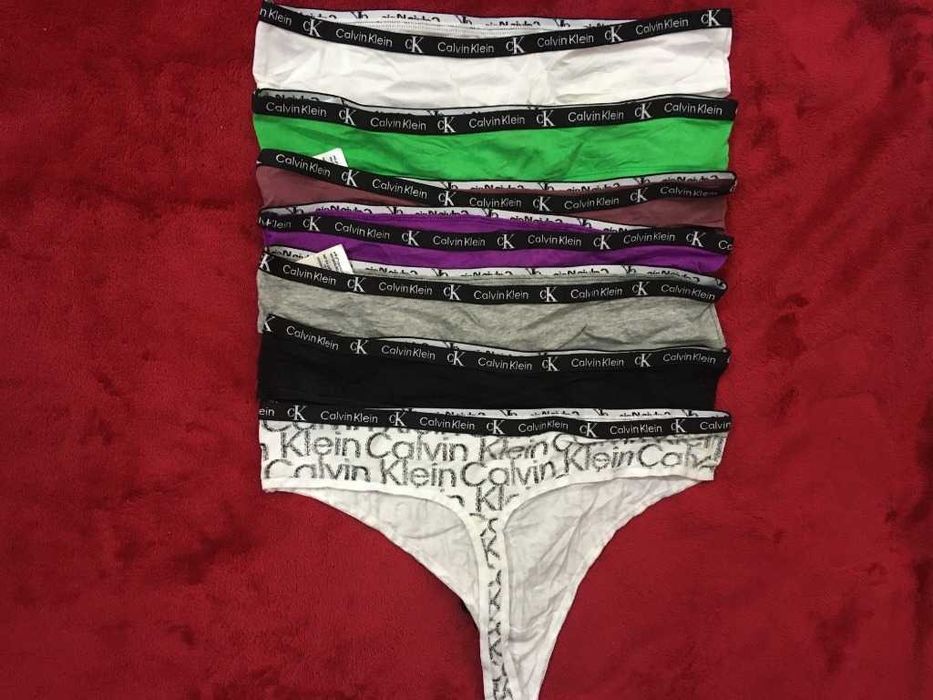 CALVIN KLEIN stringi damskie 7 pack nowe oryginał rozmiar S