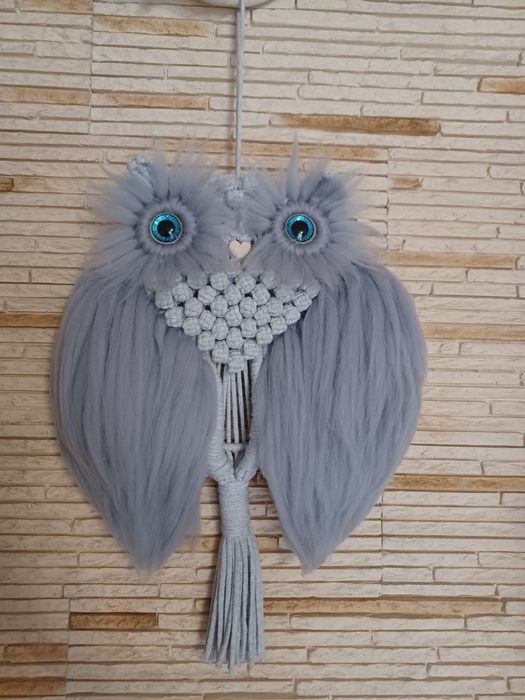 Sowa makrama boho