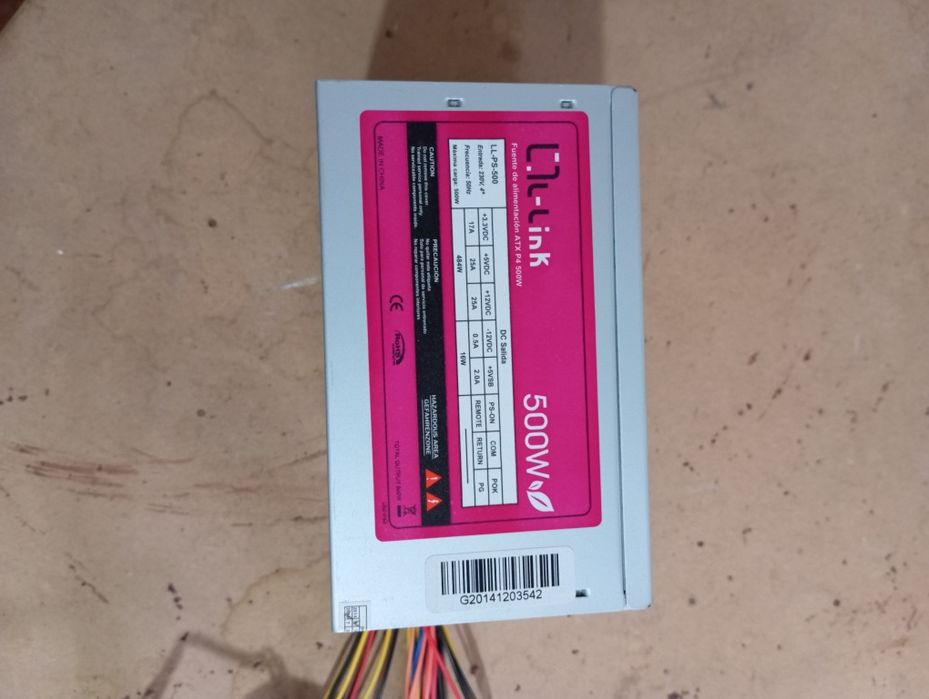 500W Power Supply64741248111233121