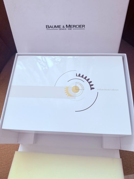 Nowe pudełko na zegarek baume & mercier