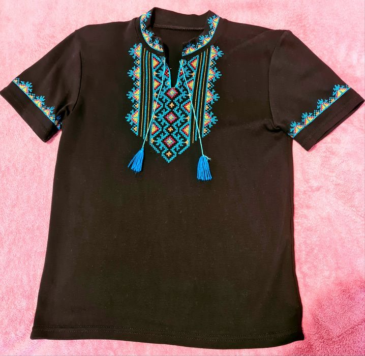 Вышиванка на рост 146 ,белая рубашка