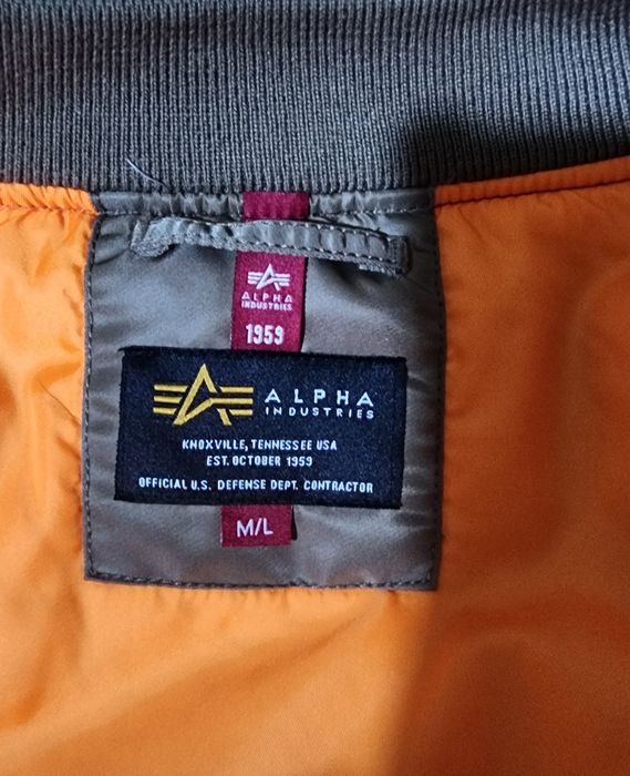 Alpha industries MA-1 нова