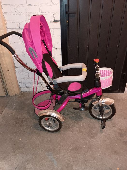 Rowerek spacerowy różowy