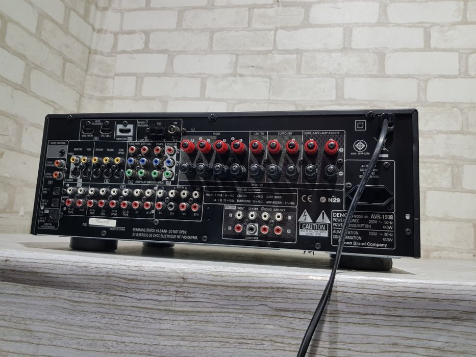7.1 AV ресивер DENON AVR-1908,*7x120, HDMI, б/у з Німеччини