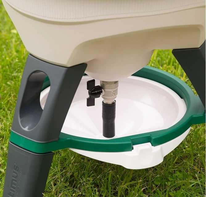 Poidło dla kur syfonowe na nóżkach zasobnik 25 l OPTIMUS