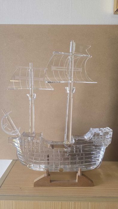 Caravela em Cristal Atlantis