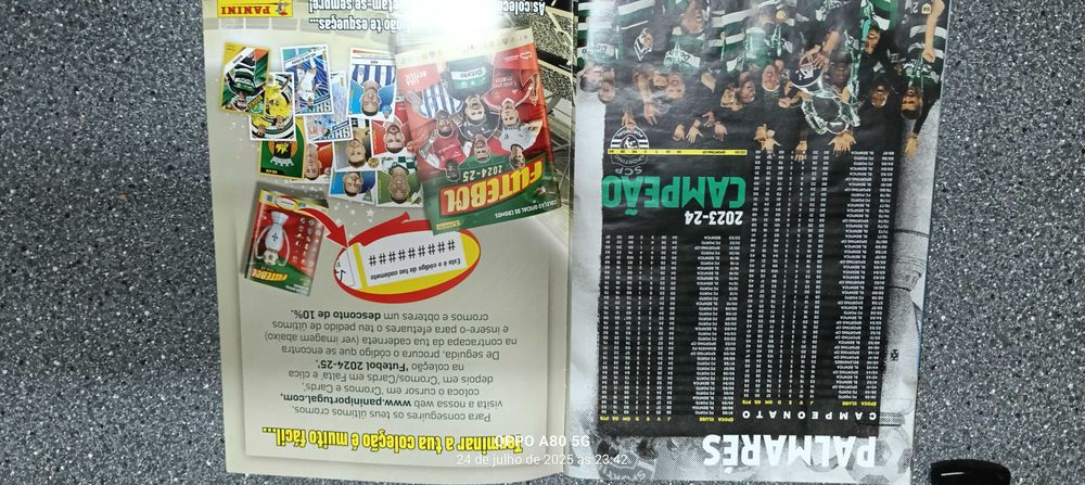 Coleção Oficial de Cromos Panini - Futebol 2024/25 Liga BETCLIC