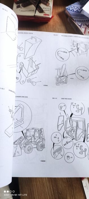 Katalog części do koparkoladowarkii Jcb 3cx