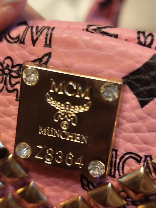 MCM mini backpack plecaczek torebka różowy Barbie