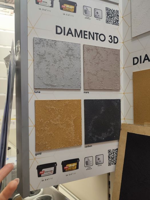 Farba dekoracyjna Fox Diamento 3d Nowa