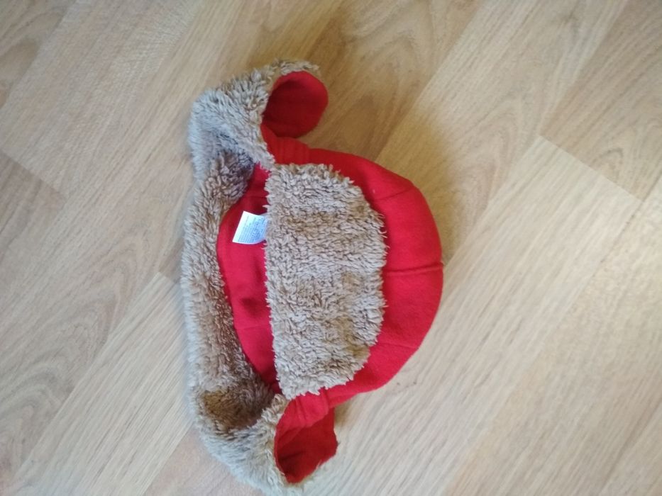 Шапка ушанка на флисе S/M-55 размер новая