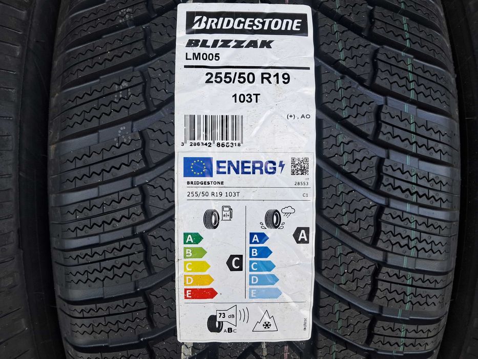 Резина зимова, нова, Bridgestone Blizzak LM005 + AO 255\50 R19 (арт.12096)