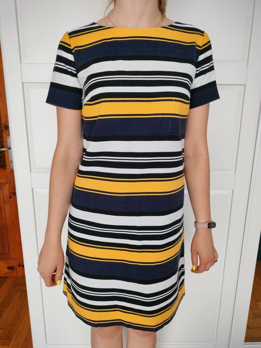 Sukienka w paski Reserved 38 na codzien do pracy