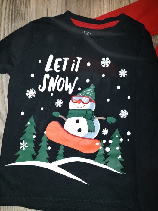 Bluzki świąteczne 116 chłopięce